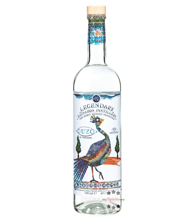 Katsaros Legendary Ouzo of Tyrnavos / 40 % vol / 0,7 Liter-Flasche