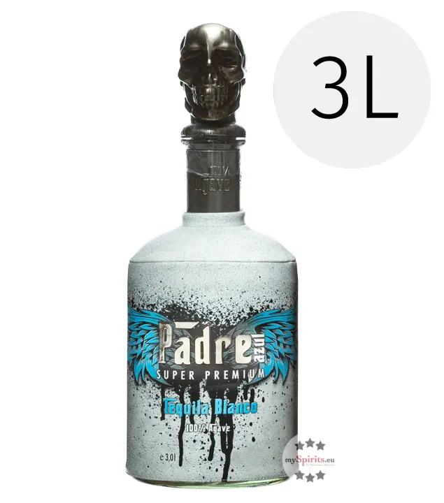 Padre Azul Super Premium Tequila Blanco / 40 % Vol. / 3,0 Liter-Flasche