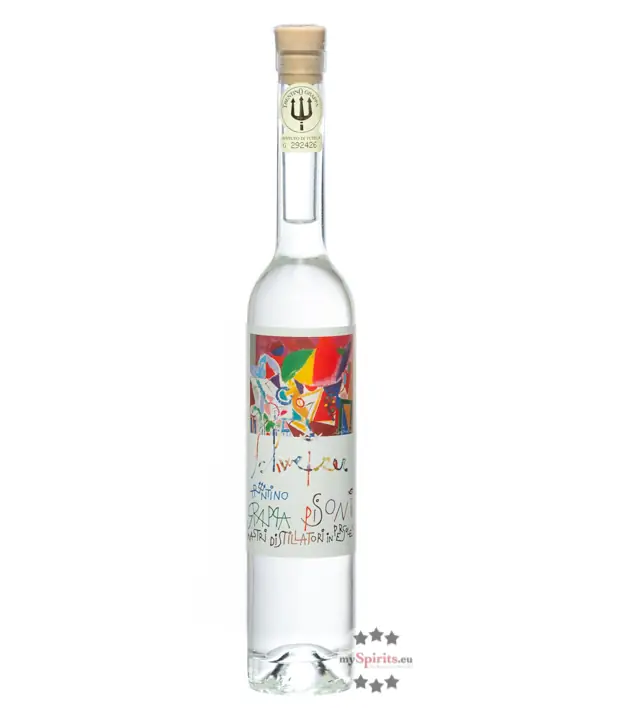 Pisoni Riccardo Schweizer Bianca Grappa / 40 % Vol. / 0,2 Liter-Flasche