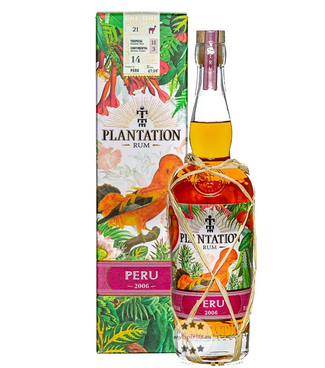 Plantation Peru 2006 Rum Grand Terroir One Time Limited Edition / 47,9 % Vol. / 0,7 Liter in GP