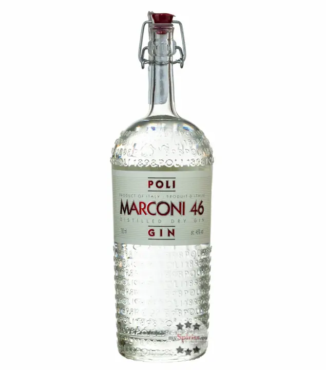 Poli Marconi 46 Gin – Distilled Dry Gin / 46 % Vol. / 0,7 Liter-Flasche