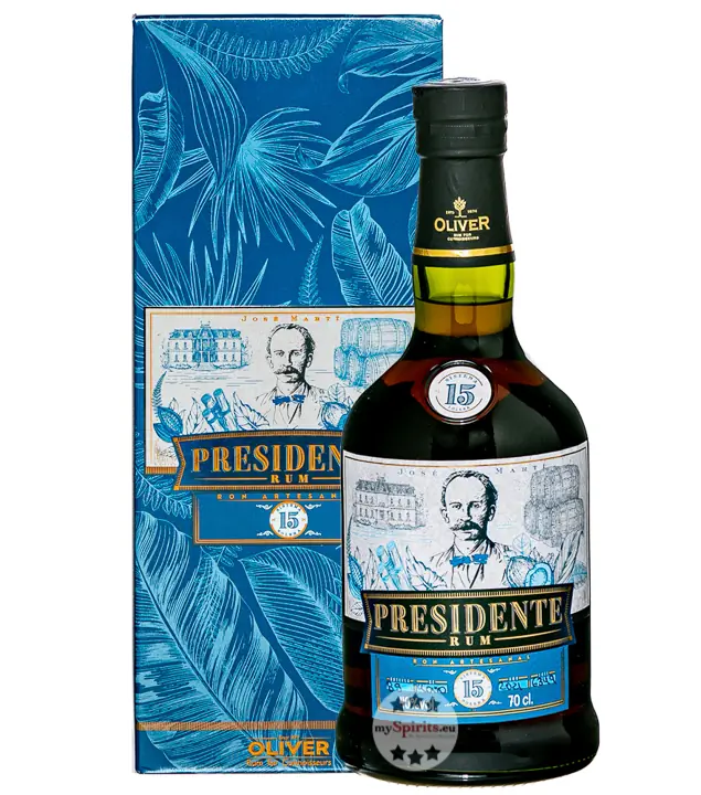 Presidente Marti: 15 Sistema Solera Rum / 40 % Vol. / 0,7 Liter-Flasche in Geschenkkarton