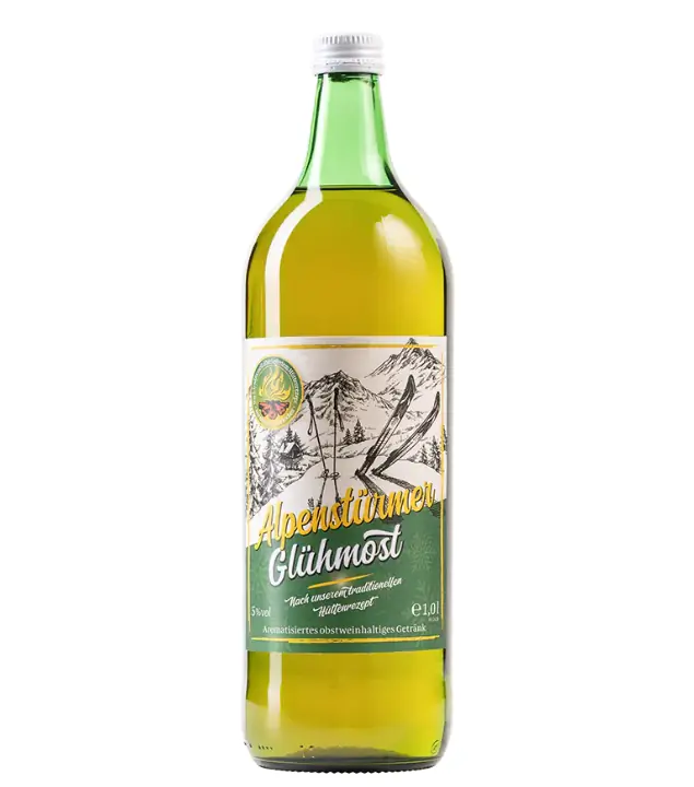 Prinz Alpenstürmer Glühmost / 5 % vol / 1,0 Liter-Flasche