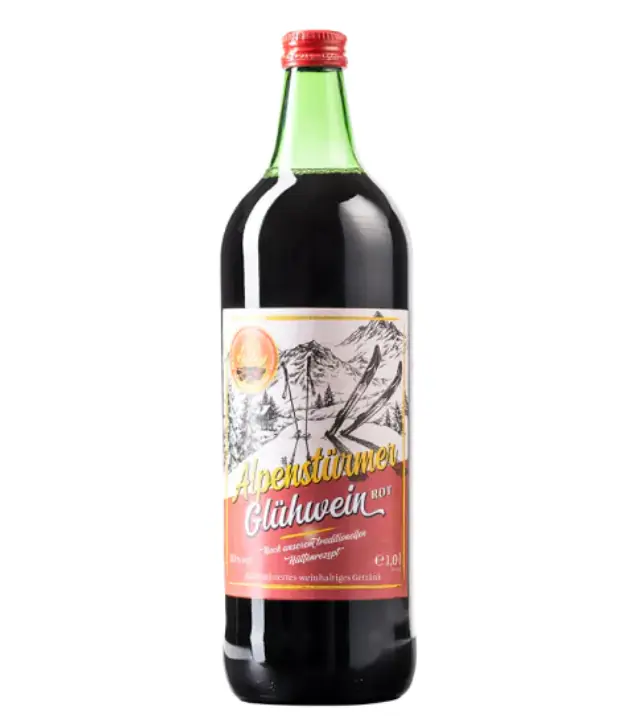 Prinz Alpenstürmer Glühwein Rot / 10 % vol / 1,0 Liter-Flasche