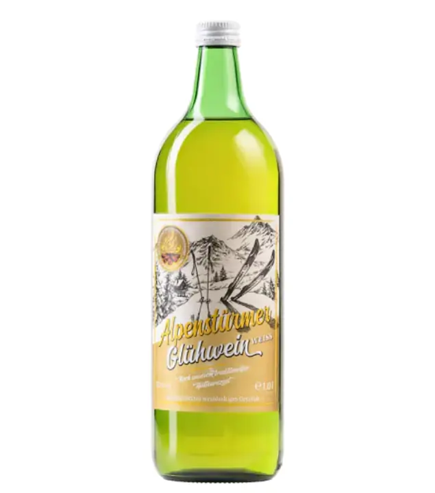 Prinz Alpenstürmer Glühwein Weiß / 10 % vol / 1,0 Liter-Flasche
