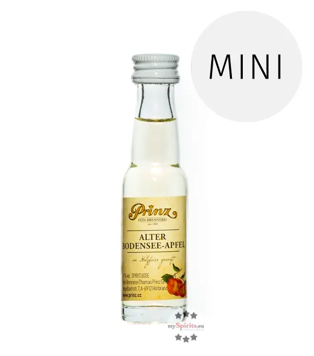 Prinz: Alter Bodensee-Apfel / 41% Vol. / 0,02 Liter - Flasche