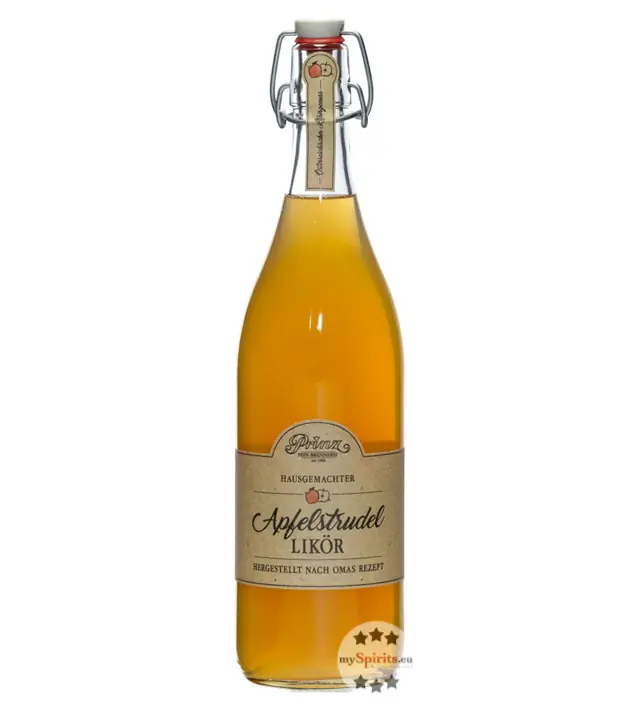Prinz: Apfelstrudel Likör / 16 % Vol. / 1,0 Liter - Flasche