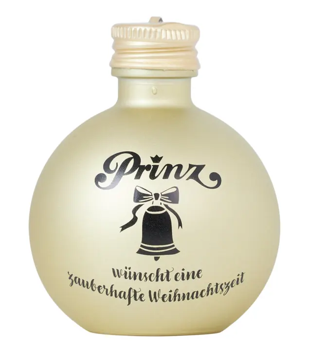 Prinz Christbaumkugel mit Alte Wald-Himbeere / 41 % vol / 0,04 Liter-Flasche