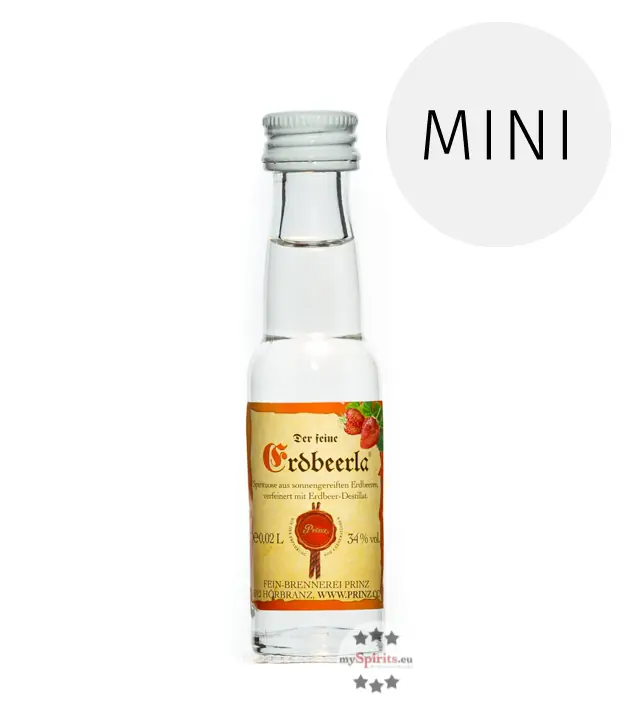 Prinz: Erdbeerla / 34% Vol. / 0,02 Liter - Flasche