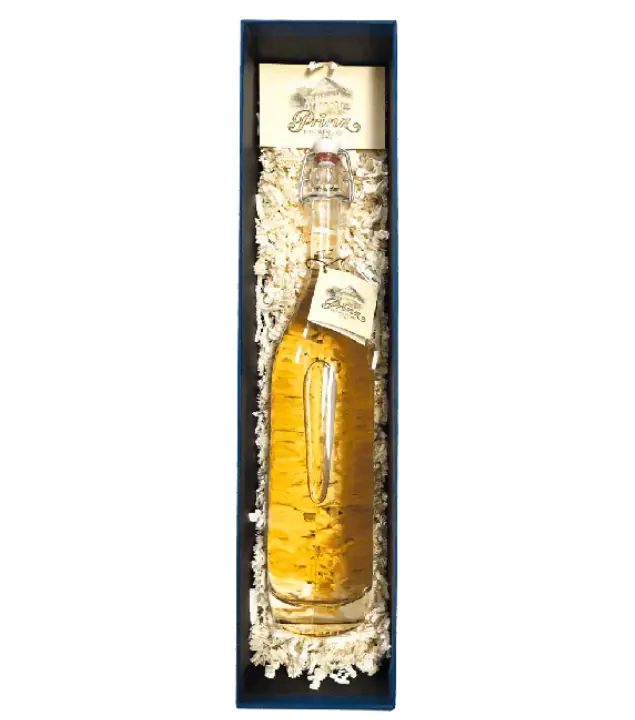 Prinz Geschenkset "Feine Marille" Alte Marille / 41 % vol / 0,5 Liter in Holzbox