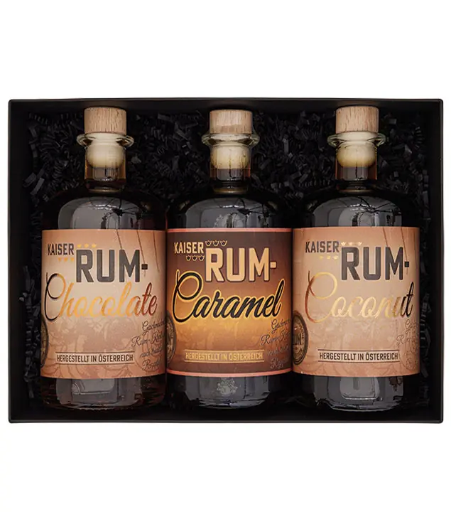 Prinz Geschenkset "Zum Aufwärmen"  3 x Likör mit Inländerrum / 40 % Vol. / 3 x 0,5 L Flasche