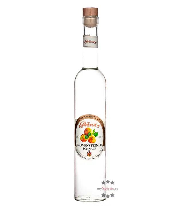 Prinz: Gravensteiner Schnaps / 40 % Vol. / 0,5 Liter-Flasche