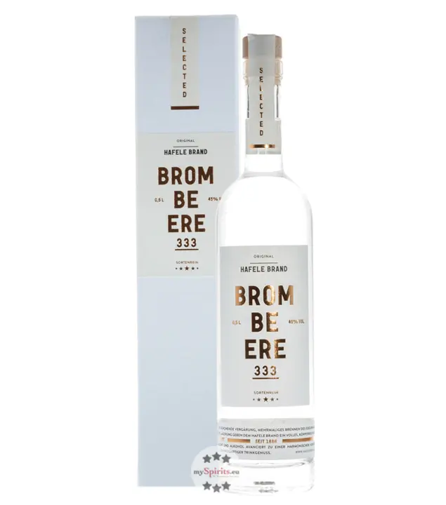 Prinz Hafele 333 Brombeere – Sortenreiner Hafele Brand / 45 % vol. / 0,5 Liter-Flasche