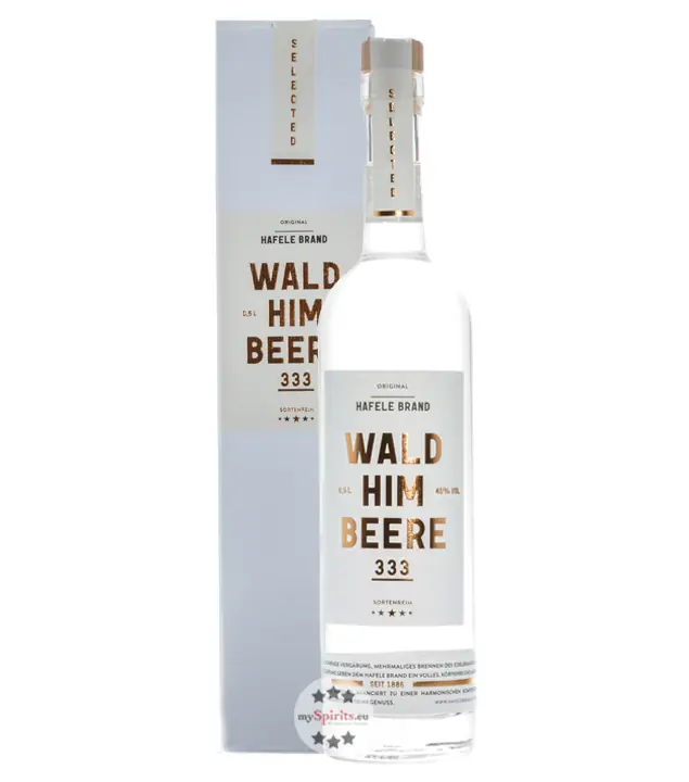 Prinz Hafele 333 Waldhimbeere – Sortenreiner Hafele Brand / 45 % vol. / 0,5 Liter-Flasche
