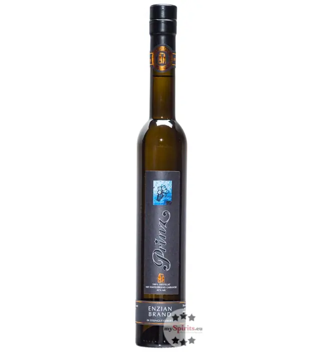 Prinz: Hafele Enzian - im Steingut gereift / 45 % Vol. / 0,35 Liter - Flasche