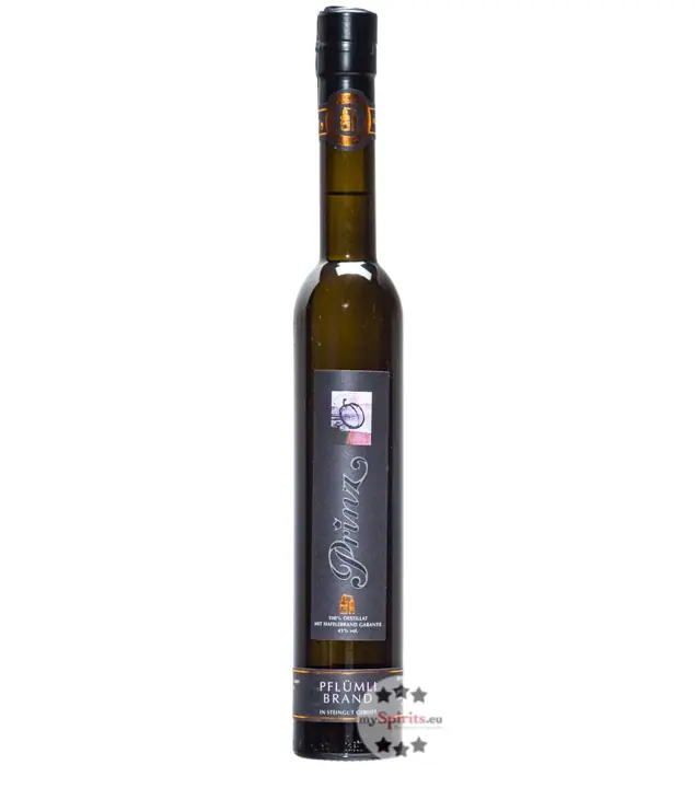 Prinz: Hafele Pflümli Brand - im Steingut gereift / 43 % Vol. / 0,35 Liter - Flasche
