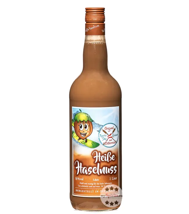 Prinz Heiße Haselnuss Likör / 16 % Vol. / 1,0 Liter-Flasche