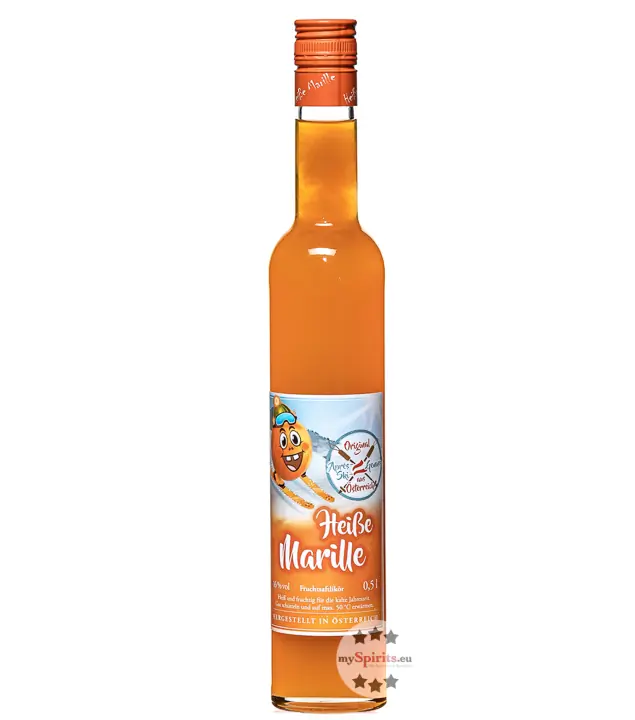 Prinz Heiße Marille - Frucht-Likör zum Erwärmen / 16% Vol. / 0,5 Liter - Flasche