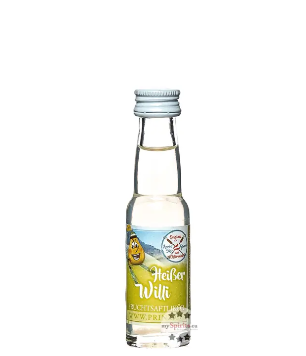 Prinz Heißer Willi Likör Miniatur / 16 % Vol. / 0,02 Liter-Flasche