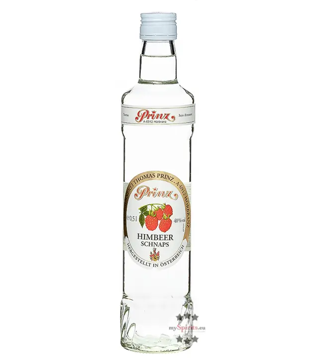 Prinz: Himbeer-Schnaps / 40 % Vol. / 0,5 Liter - Flasche