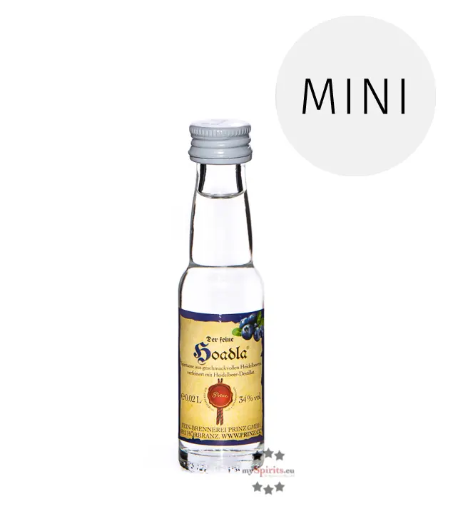 Prinz: Hoadla Miniatur / 34 % Vol. / 0,02 Liter-Flasche