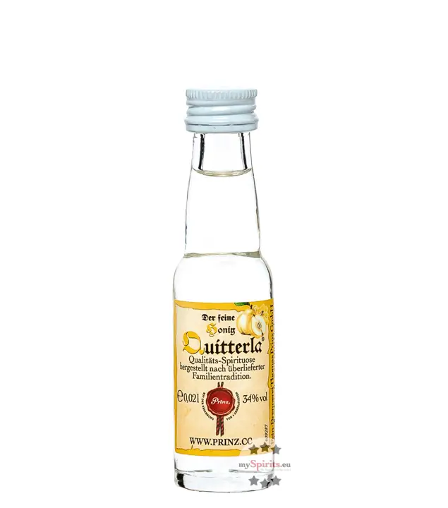 Prinz Honig Quitterla Miniatur / 34 % vol / 0,02 Liter-Flasche