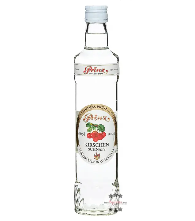 Prinz: Kirschen-Schnaps / 40% Vol. / 0,5 Liter-Flasche