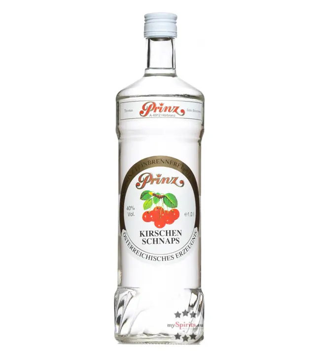Prinz: Kirschen-Schnaps / 40% Vol. / 1,0 Liter - Flasche