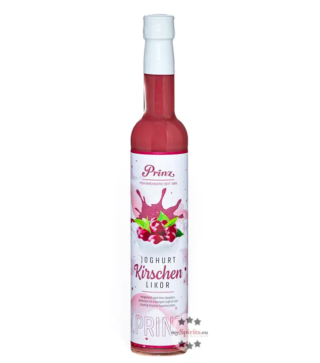 Prinz: Kirsch-Joghurt-Likör / 15 % Vol. / 0,5 Liter-Flasche
