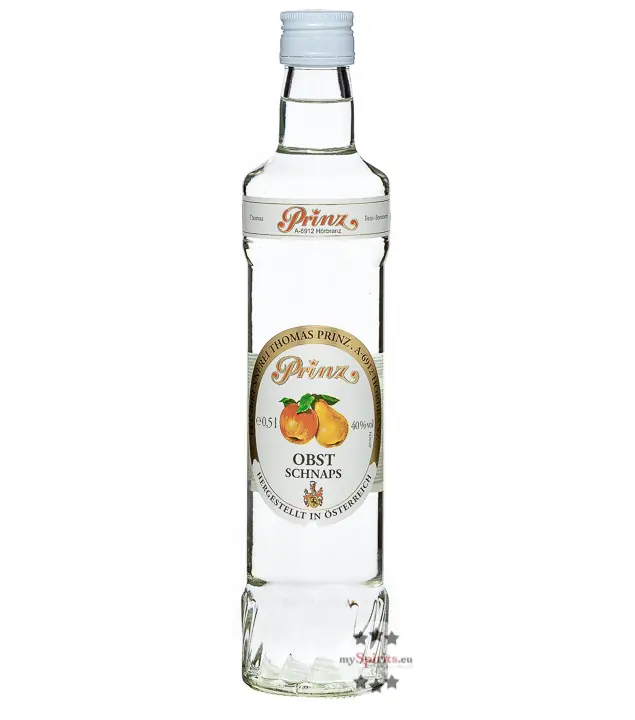 Prinz: Obstschnaps / 40% Vol. / 0,5 Liter - Flasche 