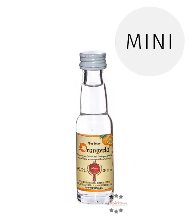 Prinz Orangerla Miniatur / 34 % Vol. / 0,02 Liter-Flasche