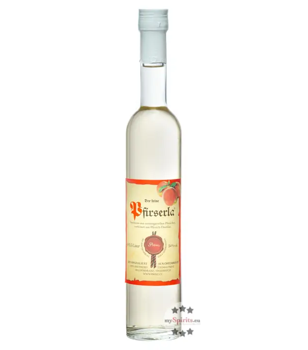 Prinz: Pfirserla / 34% Vol. / 0,5 Liter - Flasche