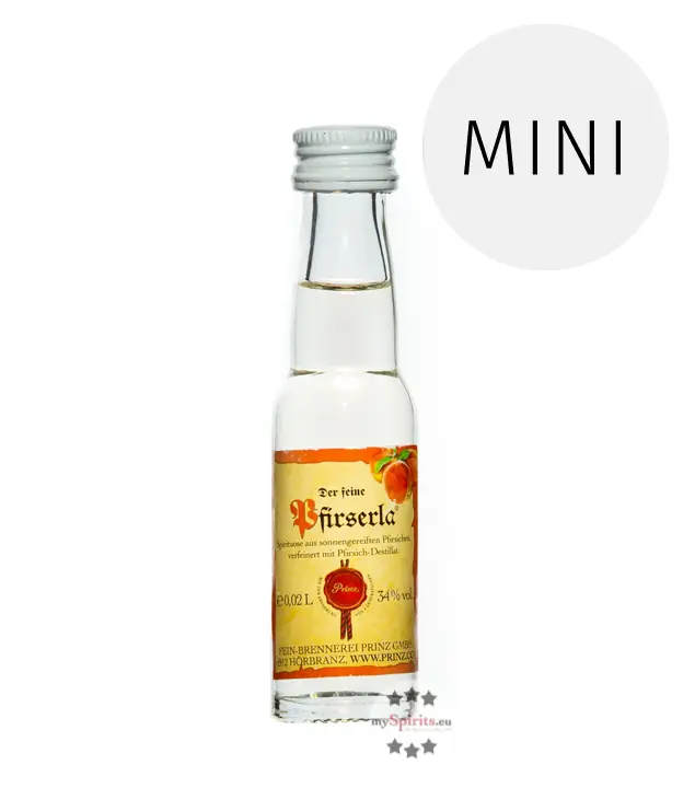 Prinz: Pfirserla / 34% Vol. / 0,02 Liter - Flasche