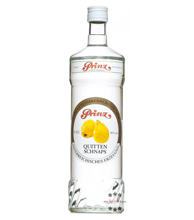 Prinz: Quitten-Schnaps / 40 % Vol. / 1,0 Liter - Flasche