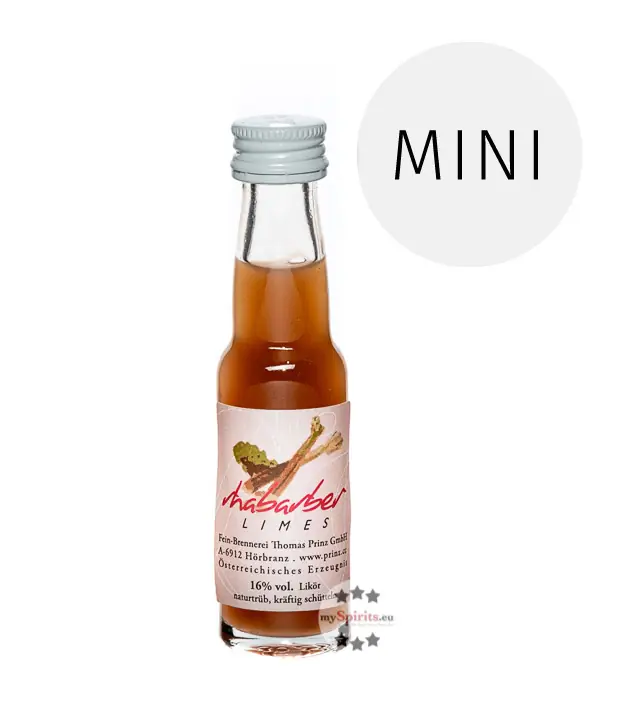 Prinz: Rhabarber-Limes / 16% Vol. / 0,02 Liter - Flasche