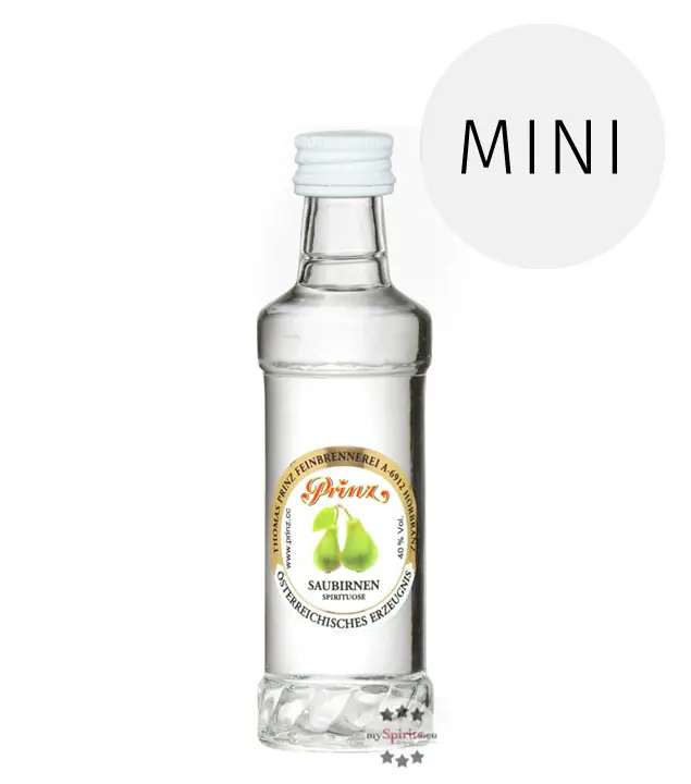 Prinz: Saubirnen Schnaps - Subirer Schnaps Miniatur / 40 % Vol. / 0,04 Liter-Flasche