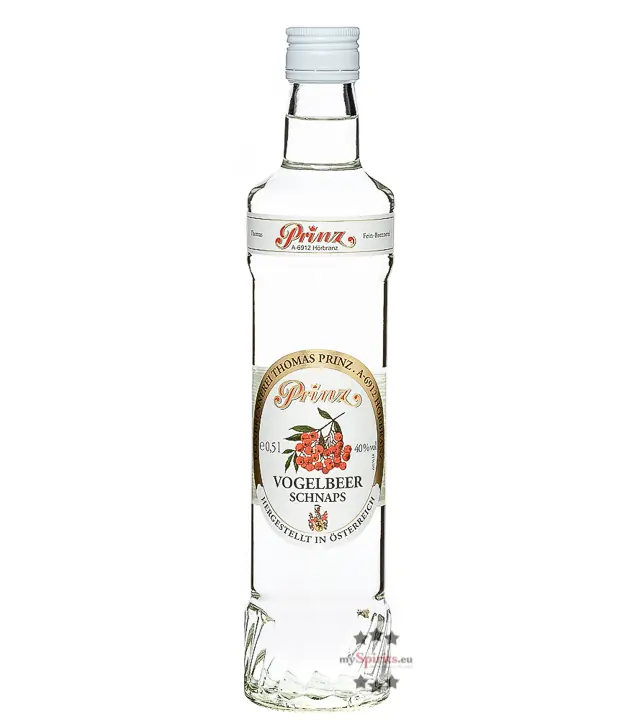 Prinz Vogelbeer Schnaps / 40 % Vol. / 0,5 Liter-Flasche