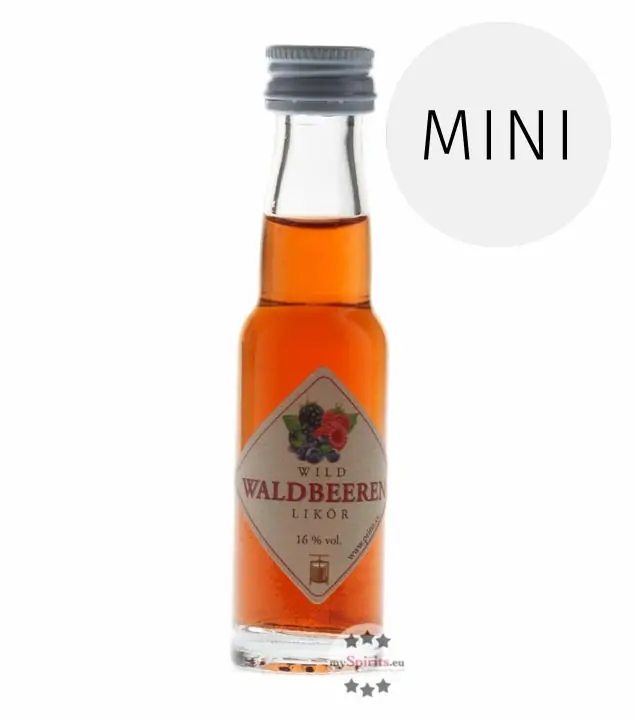 Prinz: Wild-Waldbeeren Likör / 16% Vol. / 0,02 Liter - Flasche 