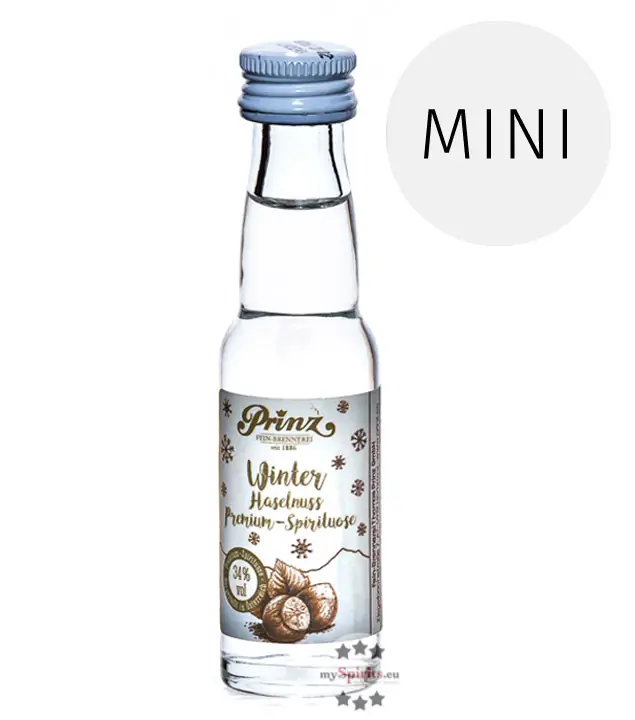 Prinz Winter Haselnuss Miniatur / 34 % Vol. / 0,02 Liter-Flasche