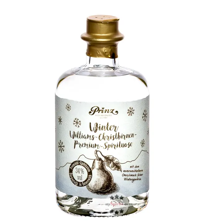 Prinz Winter Williams-Christbirne / 34 % Vol. / 0,5 Liter-Flasche