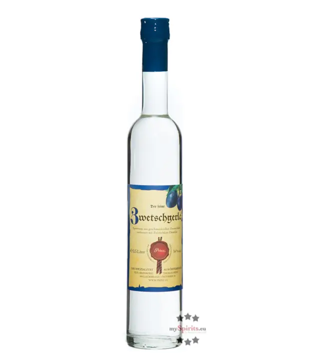 Prinz: Zwetschgerla 34 % / 34 % Vol. / 0,5 Liter-Flasche