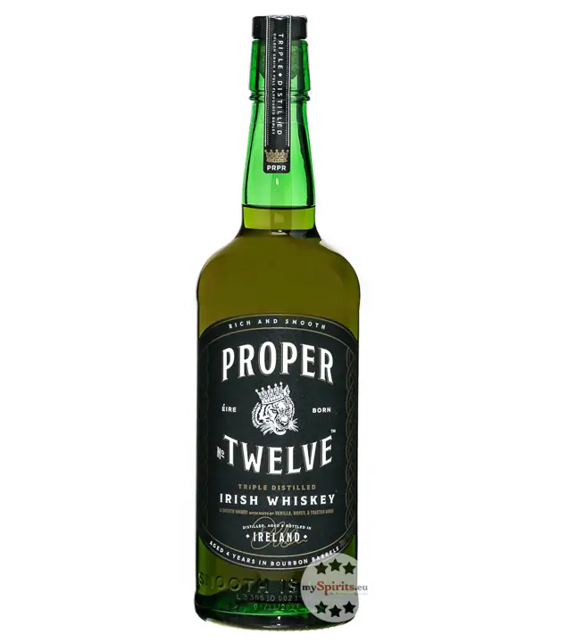 Proper No. Twelve Triple Distilled Irish Whiskey / 40 % Vol. / 0,7 Liter-Flasche