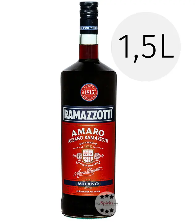 Ramazzotti Amaro Großflasche / 30 % Vol. / 1,5 Liter-Flasche