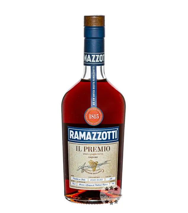 Ramazzotti Il Premio Liquore Amaro e Grappa Riserva / 35 % Vol. / 0,7 Liter-Flasche