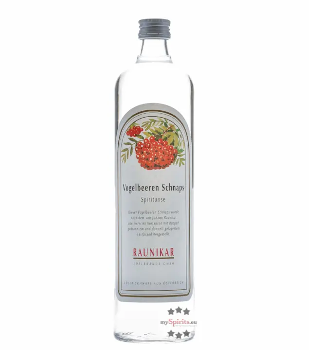 Raunikar Vogelbeeren Schnaps / 45 % Vol. / 0,7 Liter-Flasche