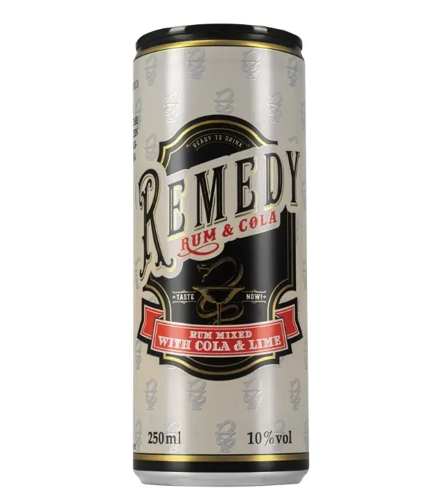 Remedy Rum & Cola RTD / 10 % vol / 0,25 Liter-Dose inkl. 0,25 € Pfand