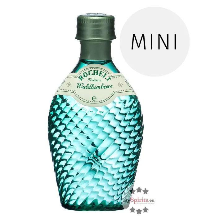 Rochelt: Himbeere Edelbrand Waldhimbeere Miniatur / 52 % Vol. / 0,04 Liter-Flasche
