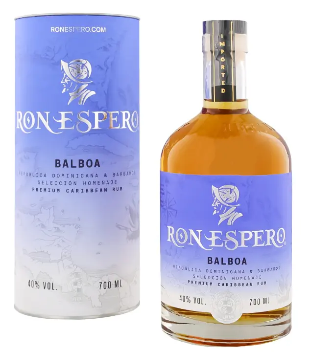 Ron Espero Balboa Reserva Rum Selección Homenaje / 40 % Vol. / 0,7 Liter-Flasche in Geschenkdose