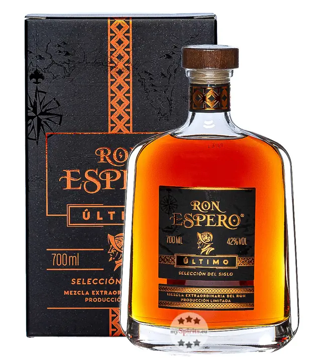 Ron Espero Reserva Extra Último Selección del Siglo Rum / 42 % Vol. / 0,7 Liter-Flasche in Geschenkbox