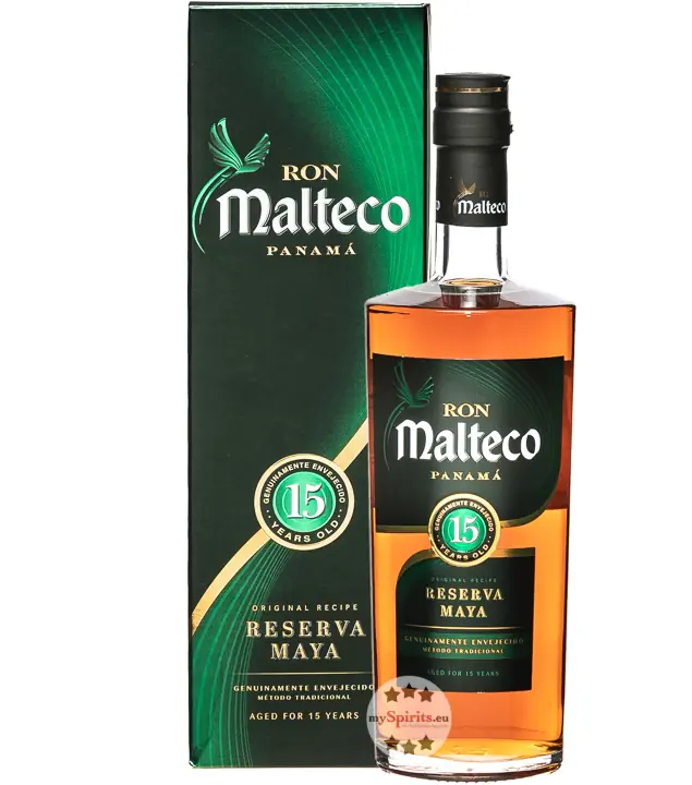 Ron Malteco 15 Años Rum Reserva Maya / 40 % Vol. / 0,7 Liter-Flasche in Geschenkbox